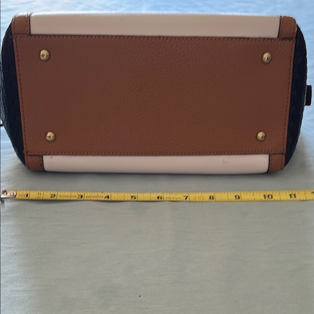 Anne Klein Black and White Satchel with Elegant Design - Picture 14 of 15